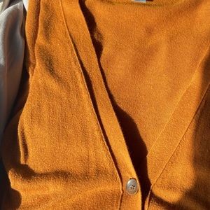 Pumpkin Spice colored Fall Cardigan